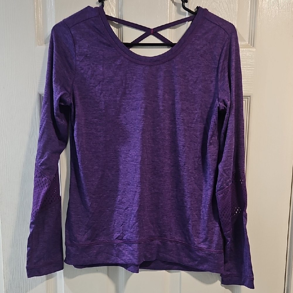 Reebok Women's Violet Long Sleeve Tee
